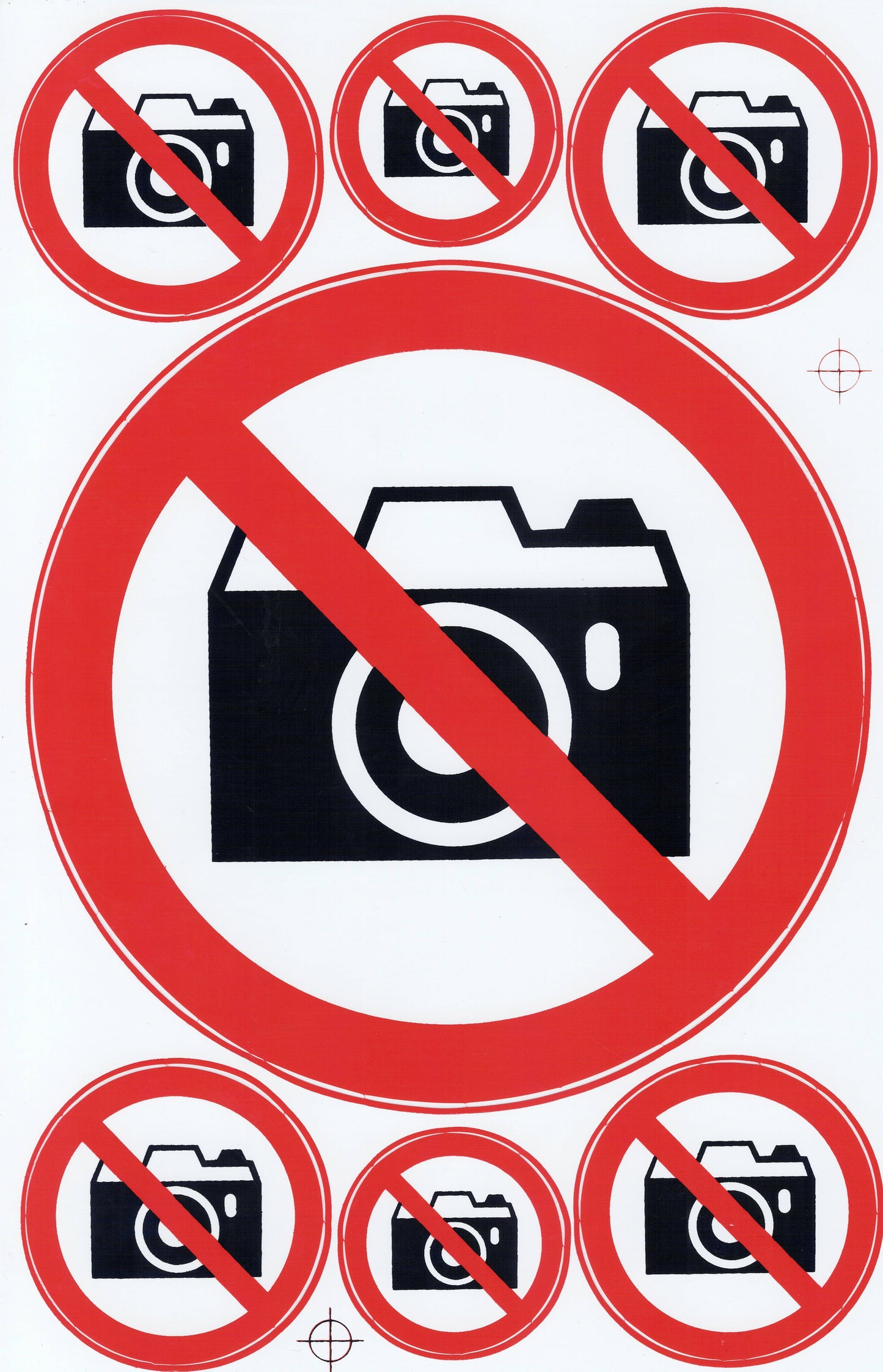 No Photos Allowed Photo Sticker Motorbike Scooter Skateboard Car Tuning self-adhesive 436
