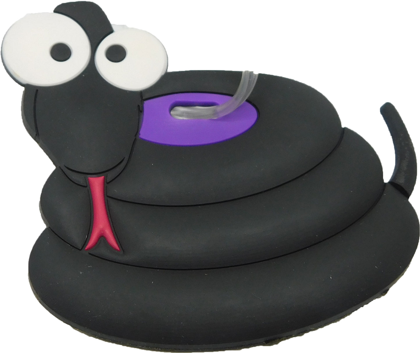 Schlange Cobra - Kofferanhänger Taschenanhänger Adressschild Plastik Adresse Anhänger