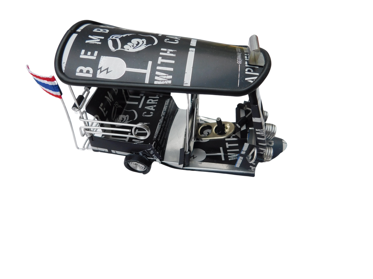 *** Apfelwein Bembel with Care *** Detailgetreue Handgefertigte Nachbildung: TUK TUK Taxi aus Thailand - 14x7x6 cm