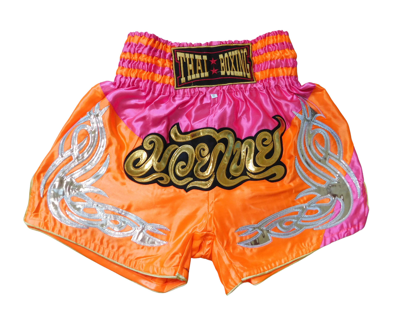 Kraftvoll und Stilvoll: Moderne Muay Thai Shorts für Erwachsene! (Pink Orange M-L-XL-XXL-3XL)
