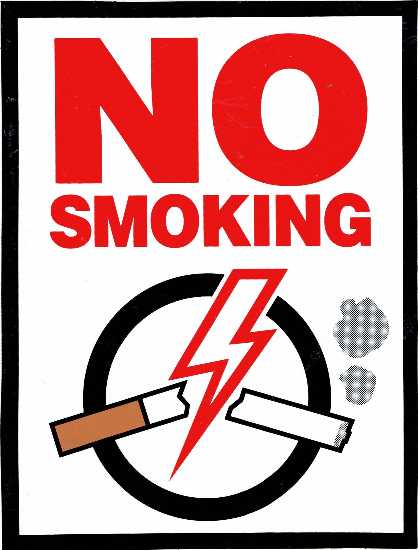 Forbidden smoking cigarettes sticker motorcycle scooter skateboard car tuning self-adhesive 325