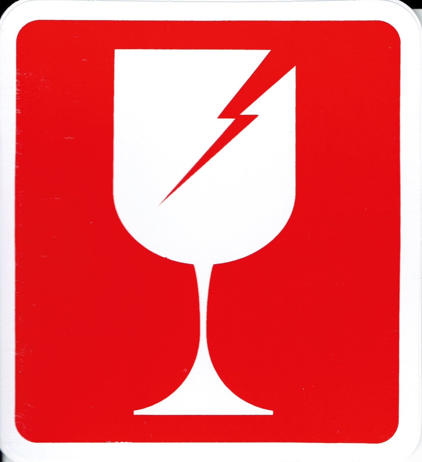 VORSICHT ZERBRECHLICH GLAS Aufkleber Sticker Motorrad Roller Skateboard Auto Tuning selbstklebend 533