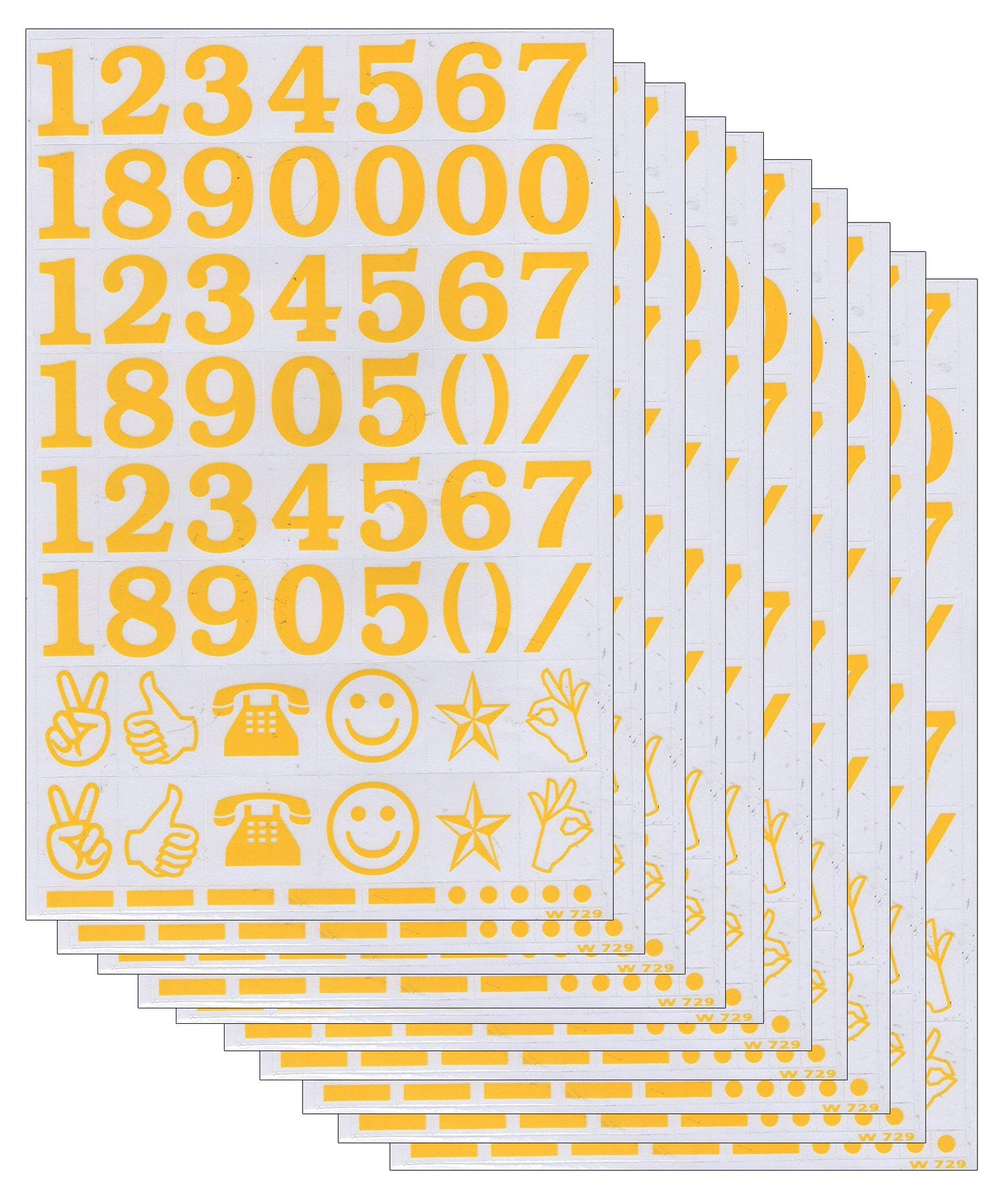 10ER Vorteilsangebot Zahlen Buchstaben Aufkleber Sticker Kinder Basteln Kindergarten Sammeln Geburtstag 10 Bogen 083