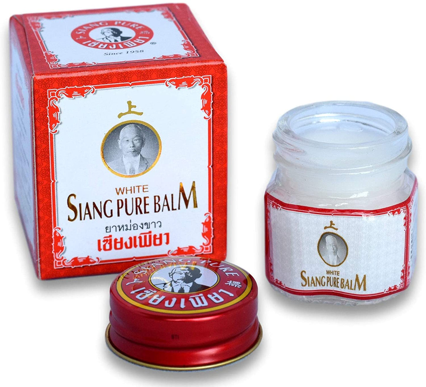 Siang Pure Baume comme le Baume du TIGRE Blanc 12 gr - L'ORIGINAL