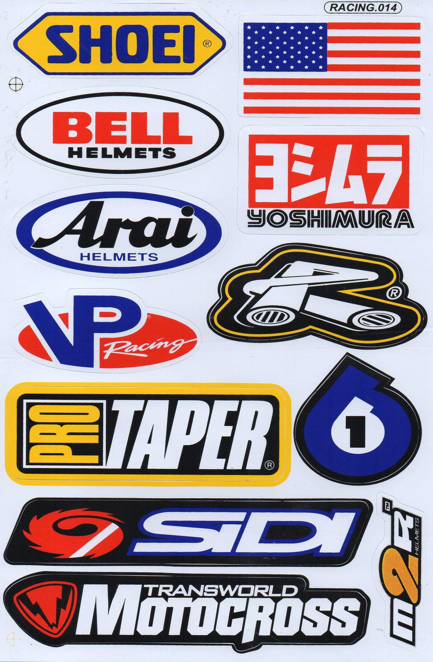 Sponsor Sponsoren Logo Aufkleber Sticker Motorrad Roller Skateboard Auto Tuning Modellbau selbstklebend 468