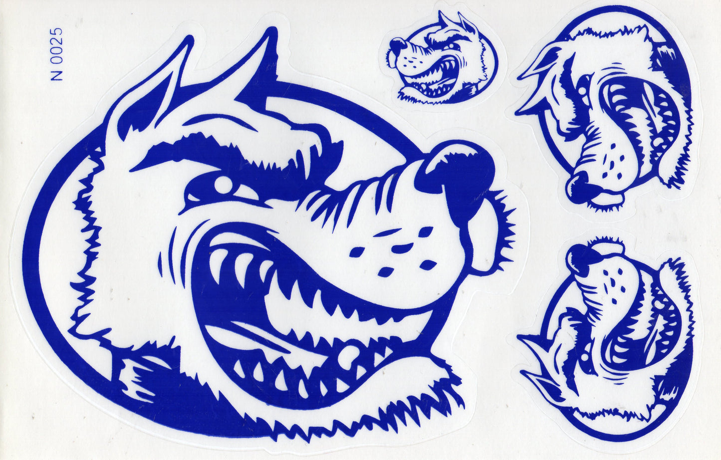 Chien mordant autocollant moto scooter skateboard voiture tuning modèle construction auto-adhésif 483