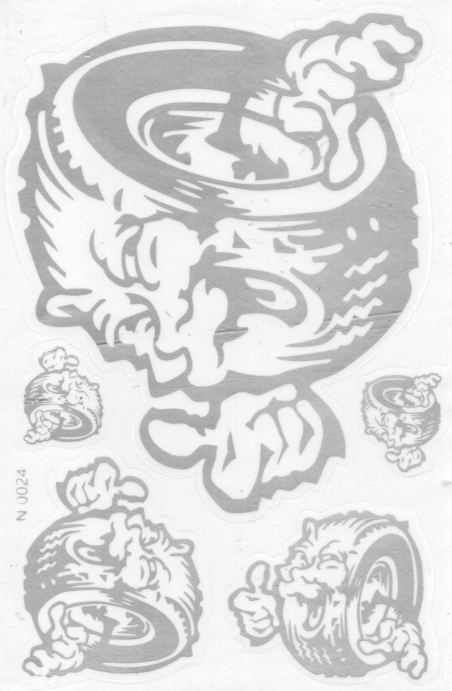 Heißer Reifen Aufkleber Sticker Motorrad Roller Skateboard Auto Tuning Modellbau selbstklebend 080