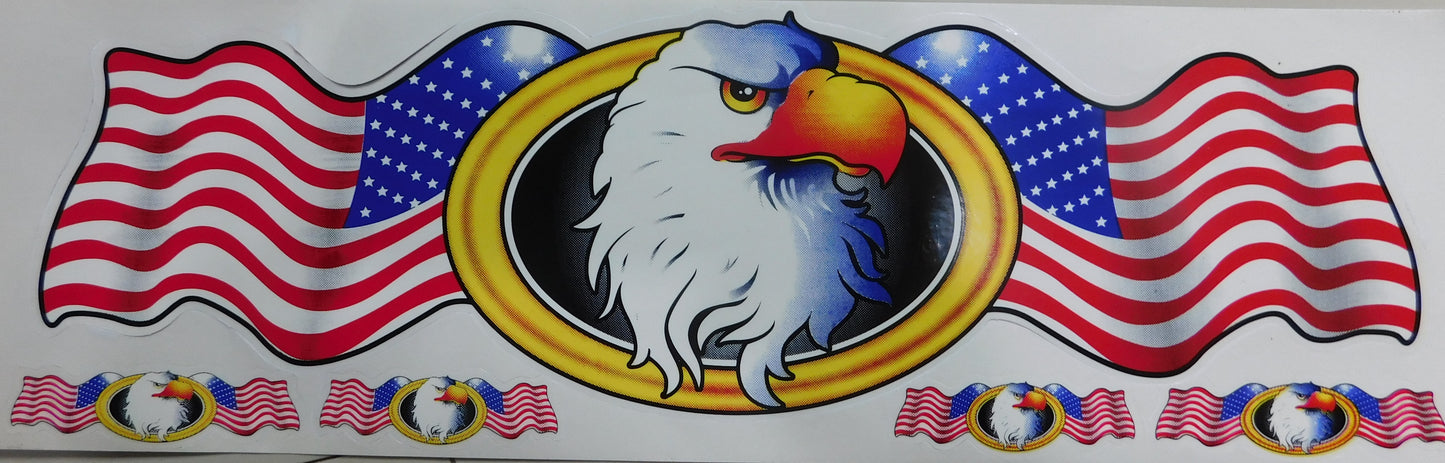 Lion grandes flammes feu orange autocollant film autocollant 1 feuille 530 mm x 170 mm résistant aux intempéries moto scooter skateboard voiture tuning auto-adhésif FL090