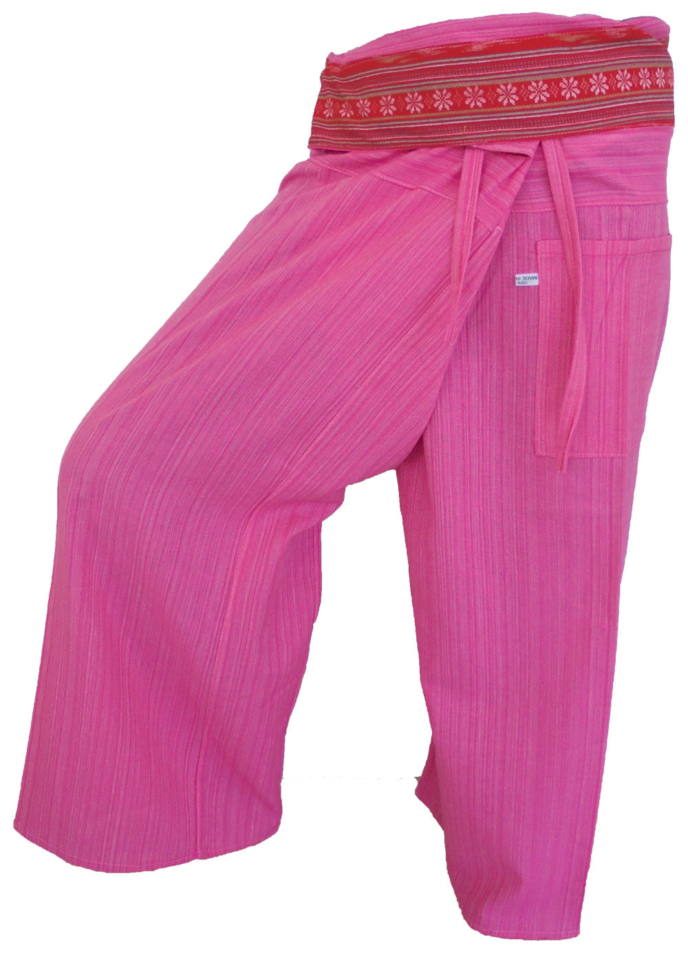 SOLDE Pantalons de pêcheur nombreuses couleurs Pantalons thaïlandais modernes unisexes en tissu solide Pantalons Yoga Massage