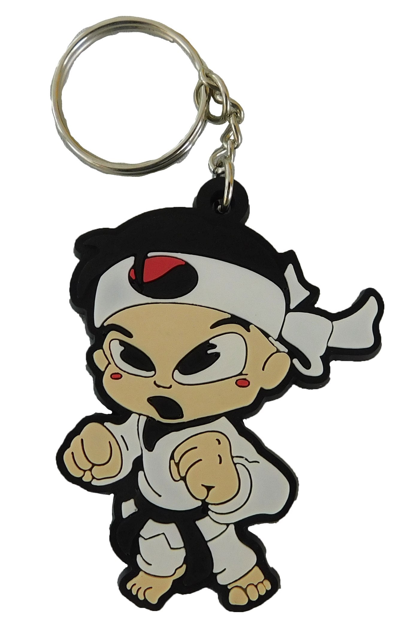 Taekwondo Sport Karaté Arts Martiaux Porte-clés en caoutchouc