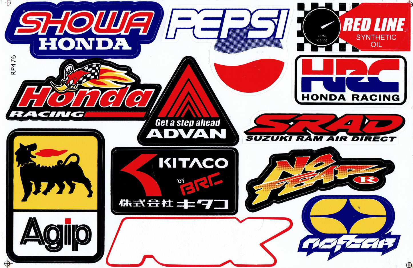 Sponsor sponsors logo autocollant moto scooter skateboard voiture tuning autocollant 187