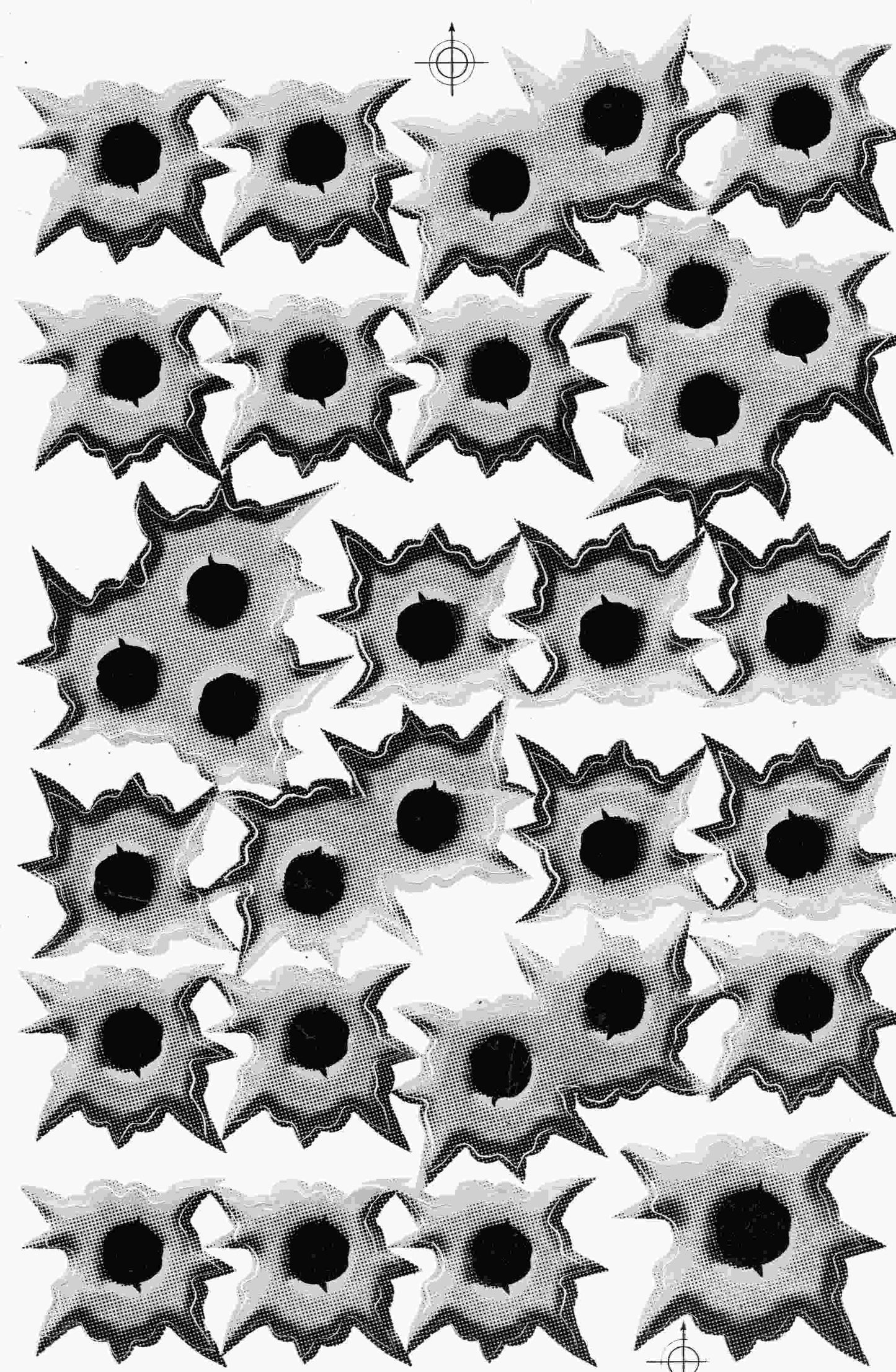 Trous de balle or autocollant moto scooter skateboard voiture tuning auto-adhésif 515