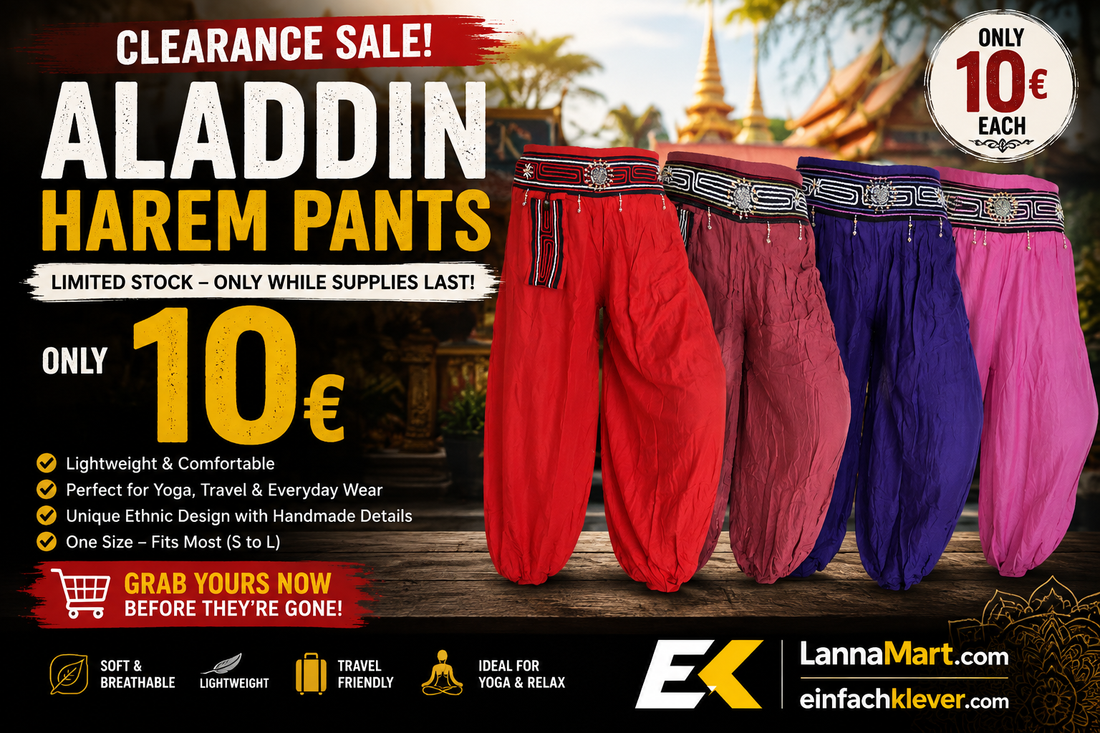 Aladdin Harem Pants Clearance Sale – Limited Stock, Unbeatable Price