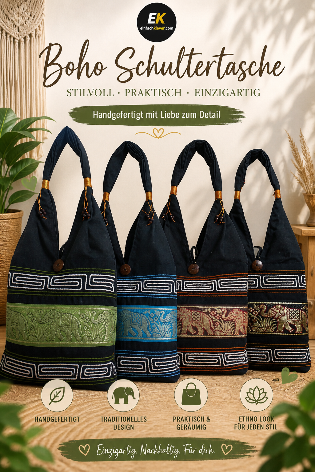 Handgemachte Boho Taschen – Mehr als nur ein Accessoire