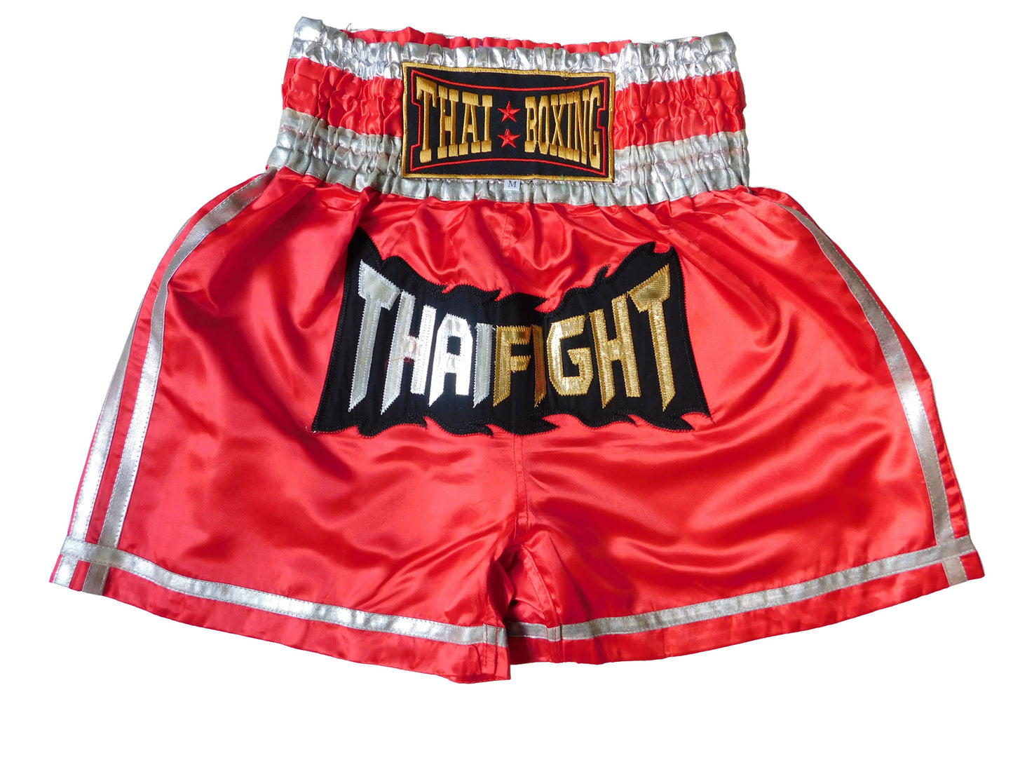 Kraftvoll und Stilvoll: Moderne Muay Thai Shorts für Erwachsene! (Rot Thai Fight M-L-XL-XXL-3XL)