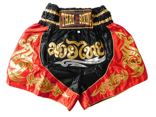 Shorts de Muay Thai Originales Gris Or | Pantalon de Boxe Thaïlandaise Unisexe M-3XL