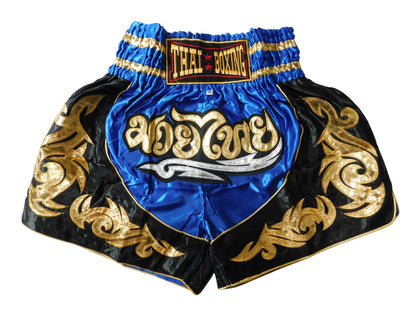 Shorts de Muay Thai Originales Gris Or | Pantalon de Boxe Thaïlandaise Unisexe M-3XL