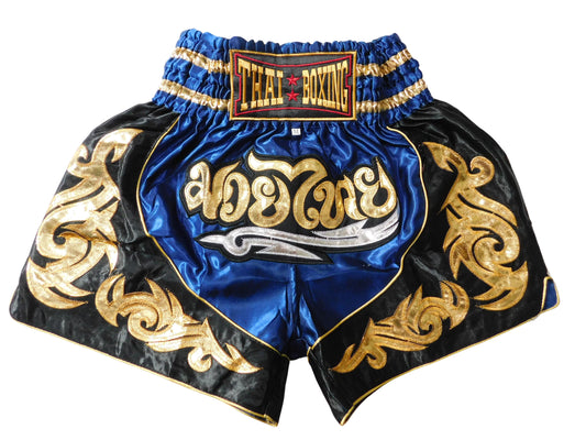 Shorts de Muay Thai Originales Gris Or | Pantalon de Boxe Thaïlandaise Unisexe M-3XL