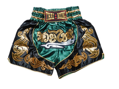 Shorts de Muay Thai Originales Gris Or | Pantalon de Boxe Thaïlandaise Unisexe M-3XL