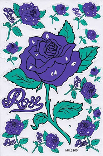 Rosen Blumen Pflanzen Aufkleber Sticker für Kinder Basteln Kindergarten Geburtstag 1 Bogen 376