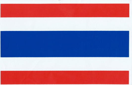 Thailand Flagge Sticker Aufkleber - Perfekt für Motorrad, Roller, Skateboard, Auto Tuning und mehr - Selbstklebend 465