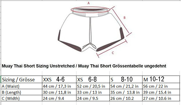 Kampfgeist im Mini-Format: Trendige Muay Thai Shorts für Kids! (Braun-Beige XXS-M)