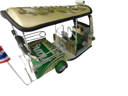 *** Chang Beer *** Detailgetreue Handgefertigte Nachbildung: TUK TUK Taxi aus Thailand - 14x7x6 cm
