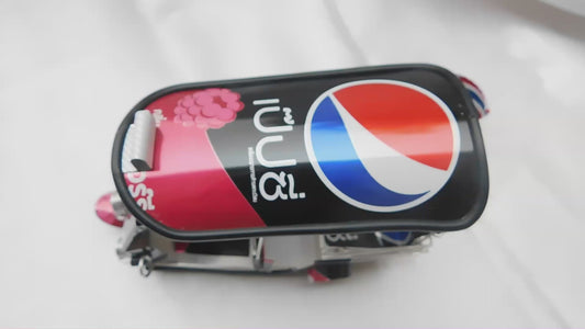 *** Pepsi Black *** Detailgetreue Handgefertigte Nachbildung: TUK TUK Taxi aus Thailand - 14x7x6 cm