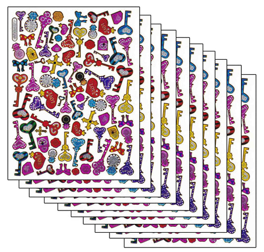 Stars star colorful stickers stickers metallic glitter effect for children crafts kindergarten birthday 1 sheet 131