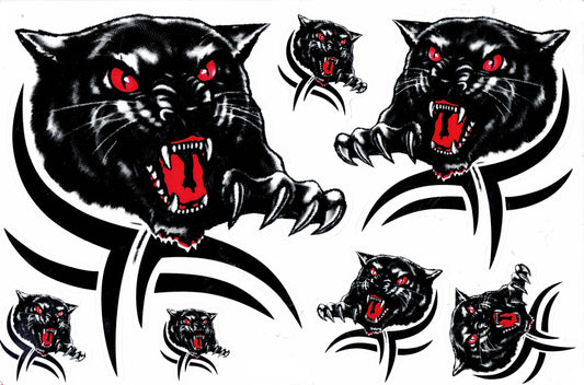 Panther sticker motorcycle scooter skateboard car tuning model building self-adhesive 014
