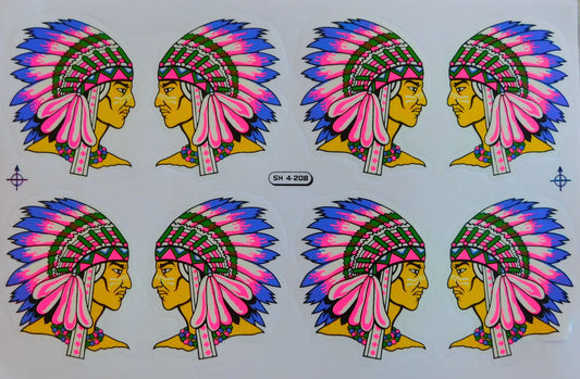 Indian chief sticker motorcycle scooter skateboard car tuning model building self-adhesive 101