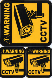 CCTV Kamaraüberwacht Aufkleber Sticker Motorrad Roller Skateboard Auto Tuning Modellbau selbstklebend 250