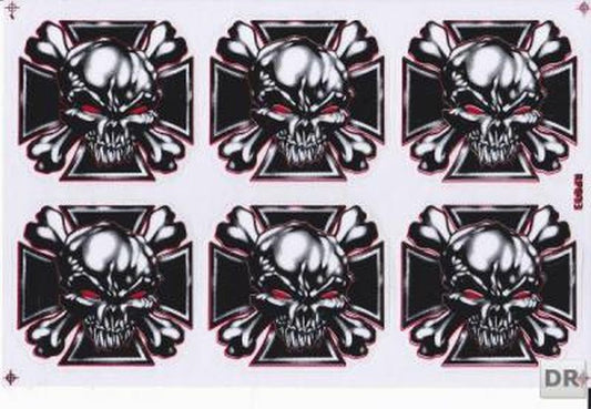 Pirate skull skull decal sticker motorcycle scooter skateboard car tuning model building self-adhesive 286