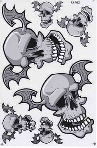 Flying skull skull decal sticker motorcycle scooter skateboard car tuning model construction self-adhesive 312