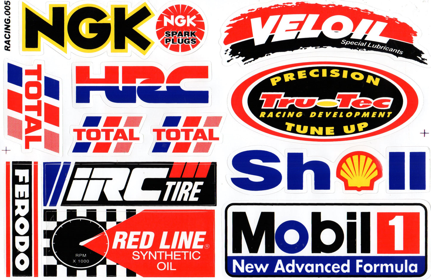 Sponsor Sponsoren Logo Aufkleber Sticker Motorrad Roller Skateboard Auto Tuning Modellbau selbstklebend 337