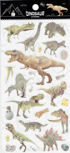 3D Dinosaurier Dino Jurassic T-Rex Raptor Aufkleber Sticker für Kinder Basteln Kindergarten Geburtstag 1 Bogen 481