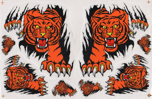 Tiger sticker motorcycle scooter skateboard car tuning model construction self-adhesive 560
