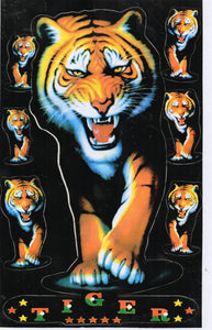 Tiger sticker motorcycle scooter skateboard car tuning model construction self-adhesive 071