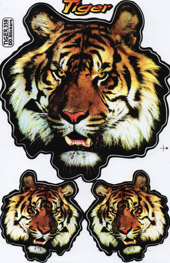 Tiger sticker motorcycle scooter skateboard car tuning model building self-adhesive 091