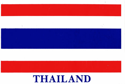 Flagge: Thailand Aufkleber Sticker Motorrad Roller Skateboard Auto Tuning selbstklebend