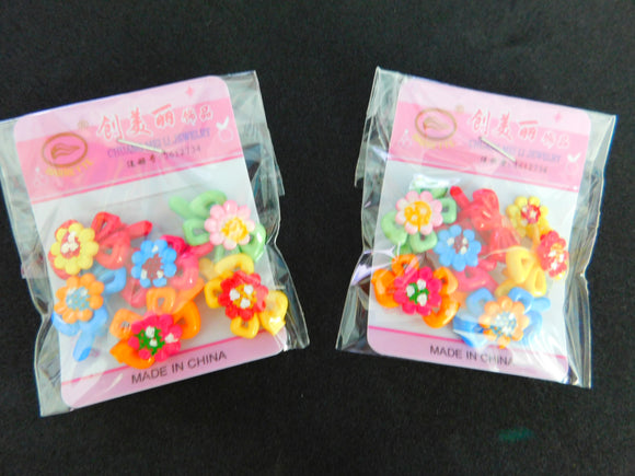 2 bags of bow hair clips for children, 12 pieces, 6 pairs of hair clips, hair clips, hair clips, hair accessories, girls, teens, teen styling 