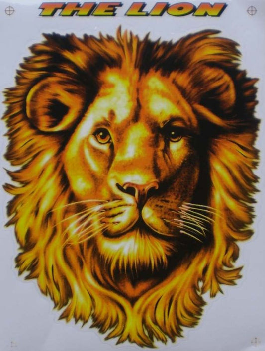 Lion King of the Animals Sticker Motorbike Scooter Skateboard Car Tuning Model Building Self-Adhesive FSB060
