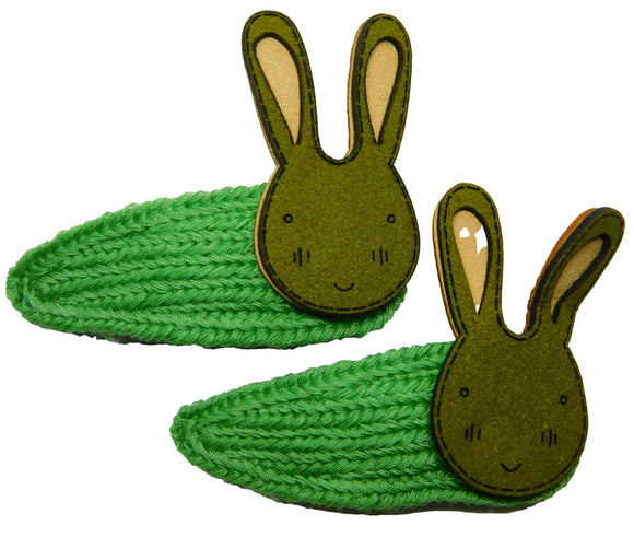 bunny - about 80 mm long - hair clip for children 2 pieces 1 pair of hair clips hair clip hair clip hair accessories girls teens teen styling hairdressing 