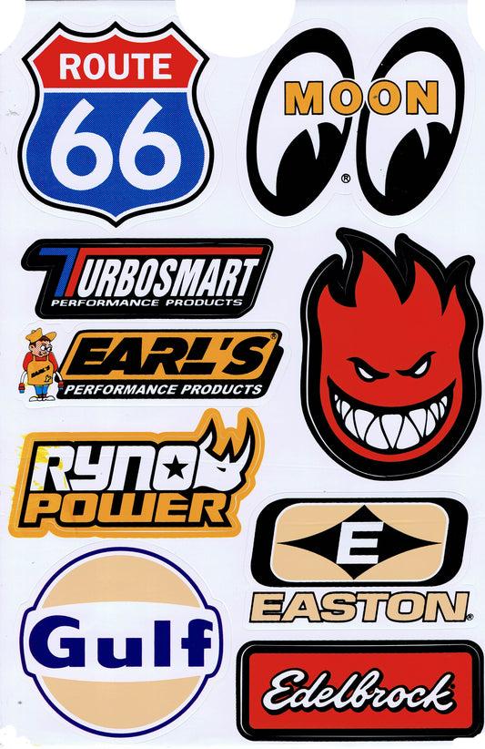 Sponsor sponsors logo autocollant moto vélo skateboard voiture tuning auto-adhésif 010