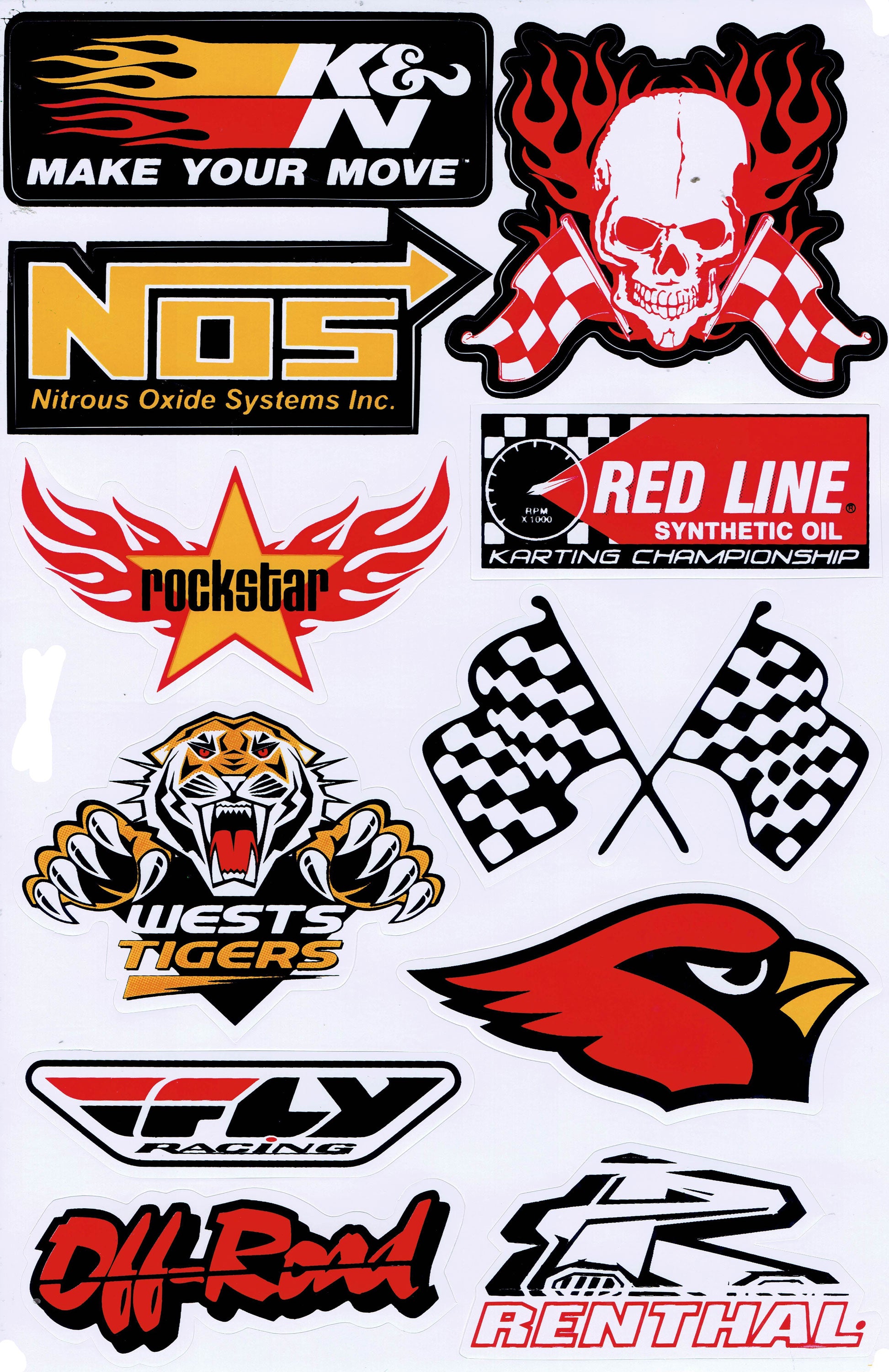 Sponsor sponsors logo sticker motorcycle bike skateboard car