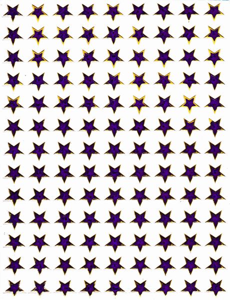Sterne Stern lila Aufkleber Sticker metallic Glitzer Effekt für Kinder Basteln Kindergarten Geburtstag 1 Bogen 057