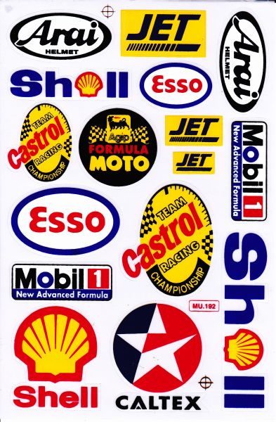 Sponsor sponsors logo sticker motorcycle bicycle skateboard car tuning self-adhesive 084