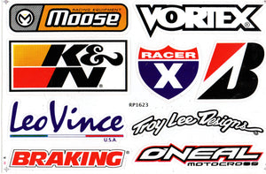 Sponsor sponsors logo autocollant moto vélo skateboard voiture tuning auto-adhésif 094