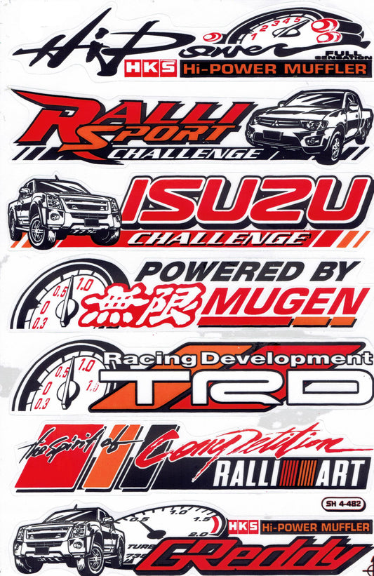 Sponsor sponsors logo autocollant moto vélo skateboard voiture tuning auto-adhésif 095