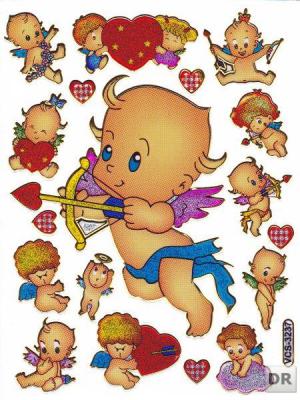 Herz Herzen bunt Liebe Aufkleber Sticker metallic Glitzer Effekt für Kinder Basteln Kindergarten Geburtstag 1 Bogen 129